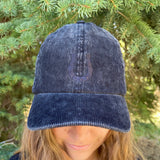 corduroy horseshoe hat