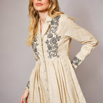 Linen Wildflower Trail Dress