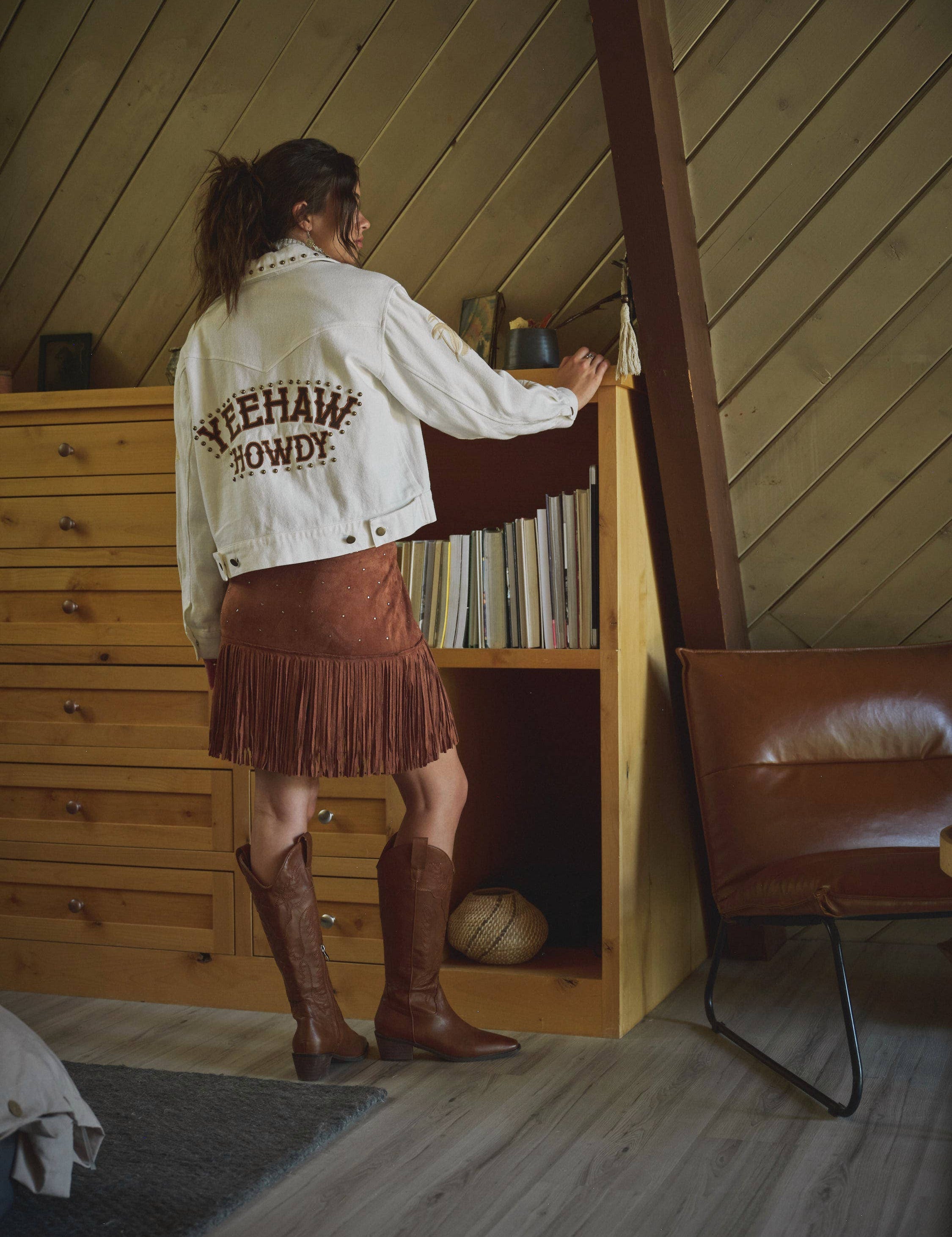 Yeehaw Howdy Trucker Jacket