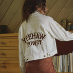 Yeehaw Howdy Trucker Jacket L