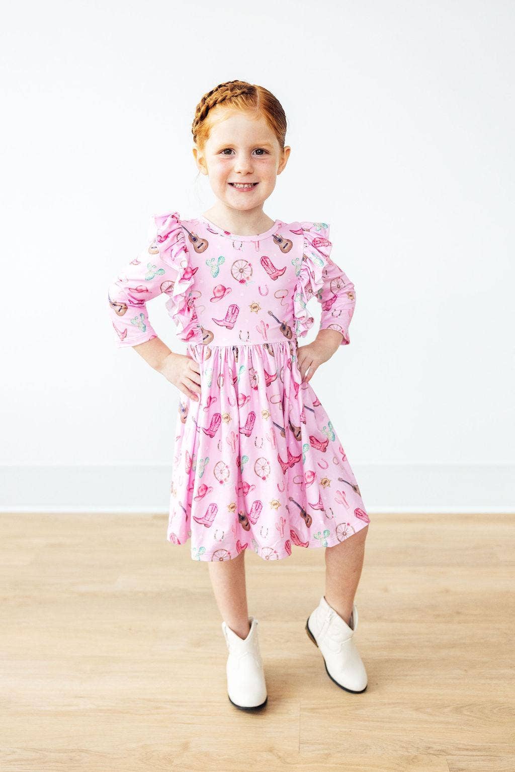 Boot Scootin' Ruffle Dress