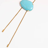 Bolo Turquoise Charm Necklace