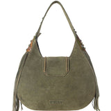 Sierra Fern Hand-Tooled Leather Purse