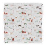 Little Farm Friends - Cotton Swaddle Blanket
