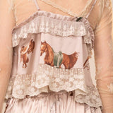 Equestrian Belle Époque Lace Camisole