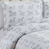 Equestrian Heirloom Cotton - DUVET COVER SET