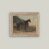 Saddled Horse Vintage Art Faire - Petal Lane Home