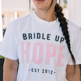 bridle up hope tee