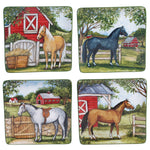 Palomino Horse Dinner Plate