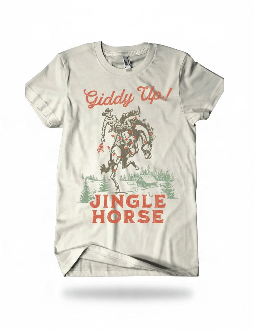 Giddy Up Jingle Horse Tee Shirt
