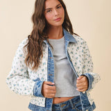Forget-Me-Not Country Quilted Jacket