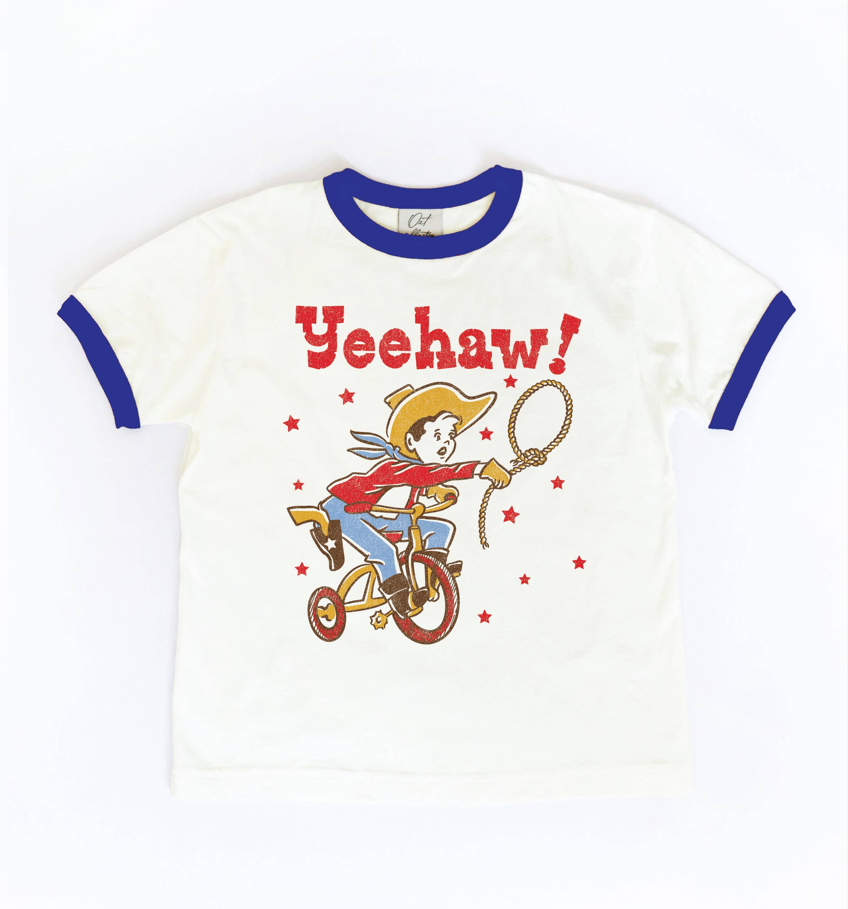 Yeehaw! Boy's Toddler Ringer Top 3T