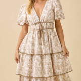 Vintage Horse Toile Dress