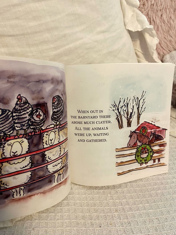 a farm christmas morning