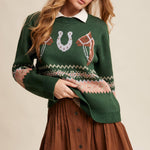 Lucky Charm Horse Sweater