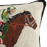 Derby Day Horse Pillow