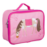 horse embroidered lunch box