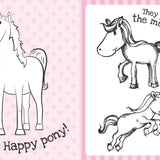 Too Cute Coloring Book: Ponies by Little Bee Books Faire - Simon & Schuster