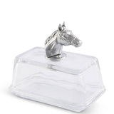 Horse Head Butter Dish