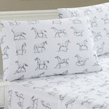 Equestrian Heirloom Cotton Sheet Set