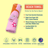 elegant horse beach towel