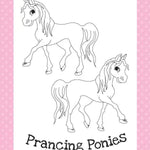 Too Cute Coloring Book: Ponies by Little Bee Books Faire - Simon & Schuster