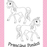 Too Cute Coloring Book: Ponies by Little Bee Books Faire - Simon & Schuster