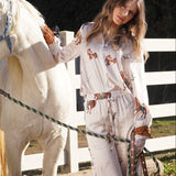 Stable Story Satin Stretch Blouse