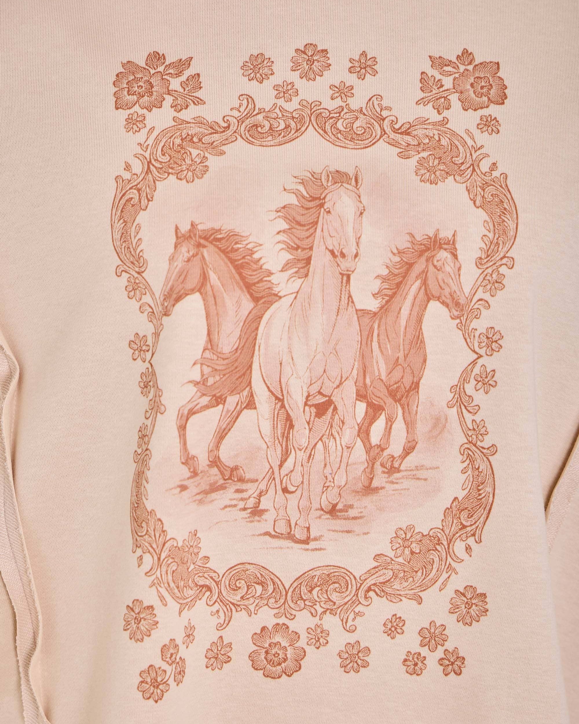 Vintage Horse Boho Boutique Top