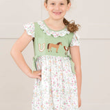 Ranch Friends Floral Ruffle Dress