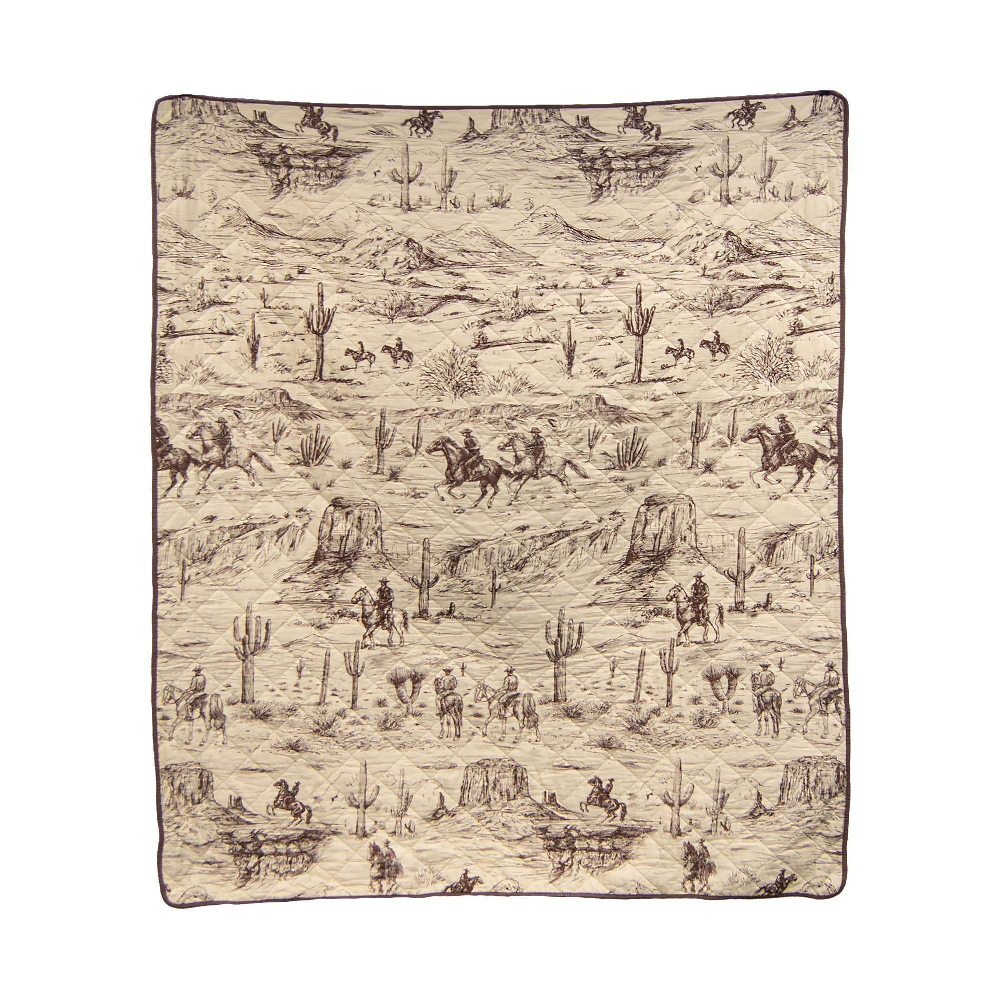 Horse & Cowboy Throw