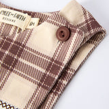 Plaid Horse Baby Boy Romper