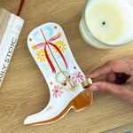 Cowgirl Boot Trinket Tray