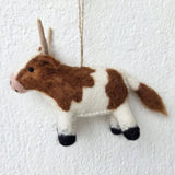 Texas Ranch Cowboy Ornaments (Set of 6)