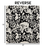 Wrangler Cowhide Stretchy Throw Blanket
