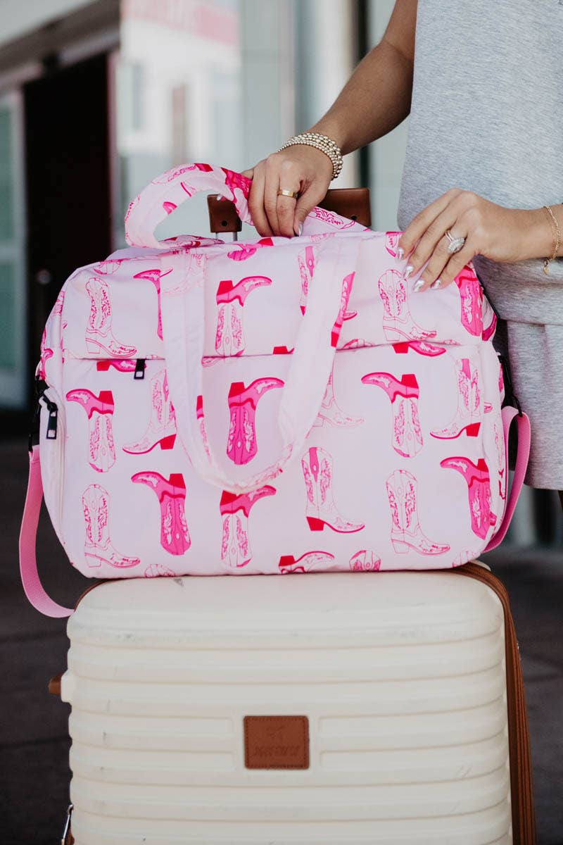 Pink Boots Weekender Bag