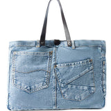 Billy-Jean Western Denim Tote Bag