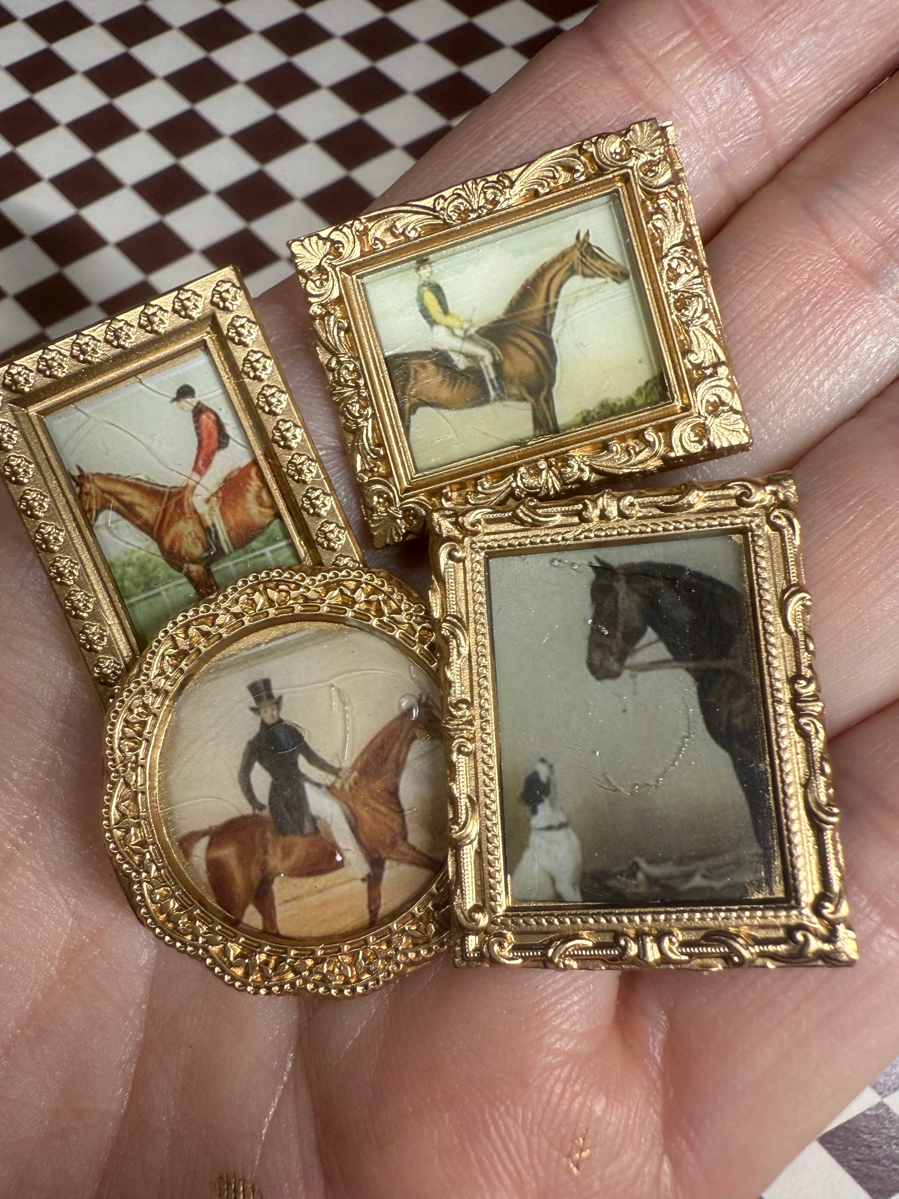 Vintage Equine Magnets (Set of 4)