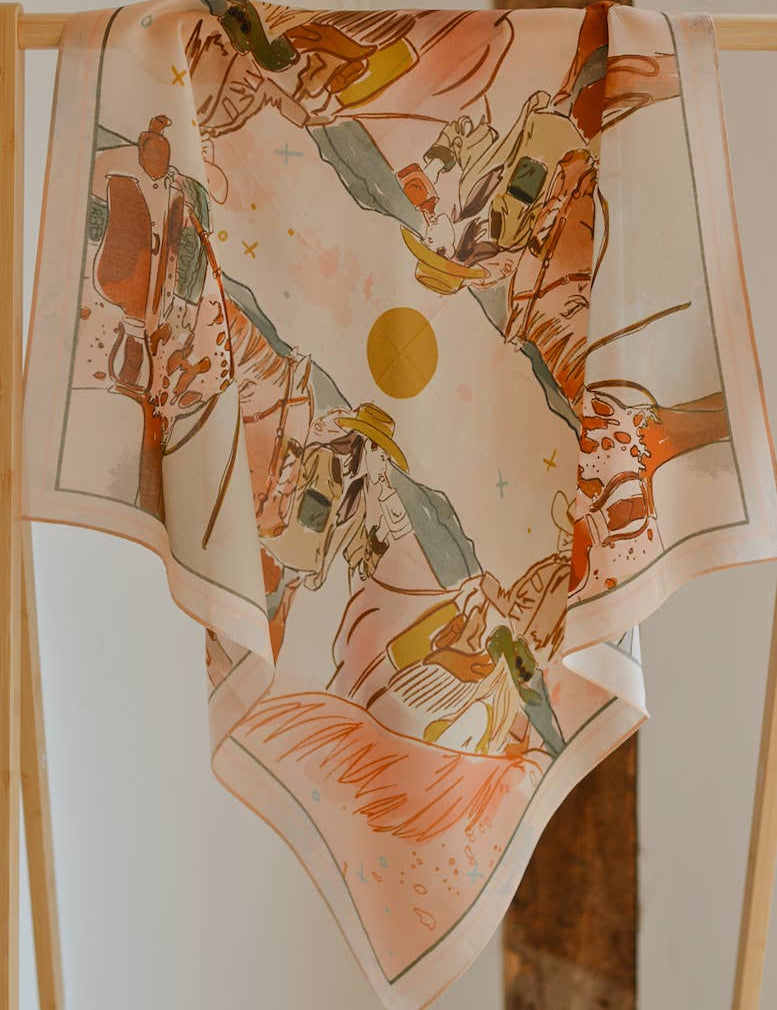 September Ride Silk Scarf