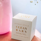 clean barn candle