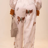 Stable Story Satin Stretch Pants