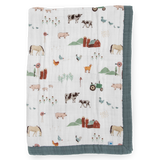 Farmyard Pals- Cotton Baby Quilt