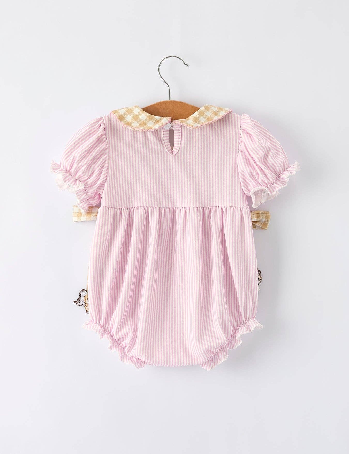 Farm Horse Baby Girls Romper