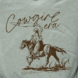 sage cowgirl era tee