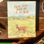 You Are One of a Kind Horse Greeting Card