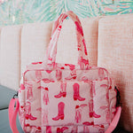 Pink Boots Weekender Bag