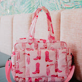 Pink Boots Weekender Bag