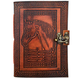 Leather Vintage Horse Journal