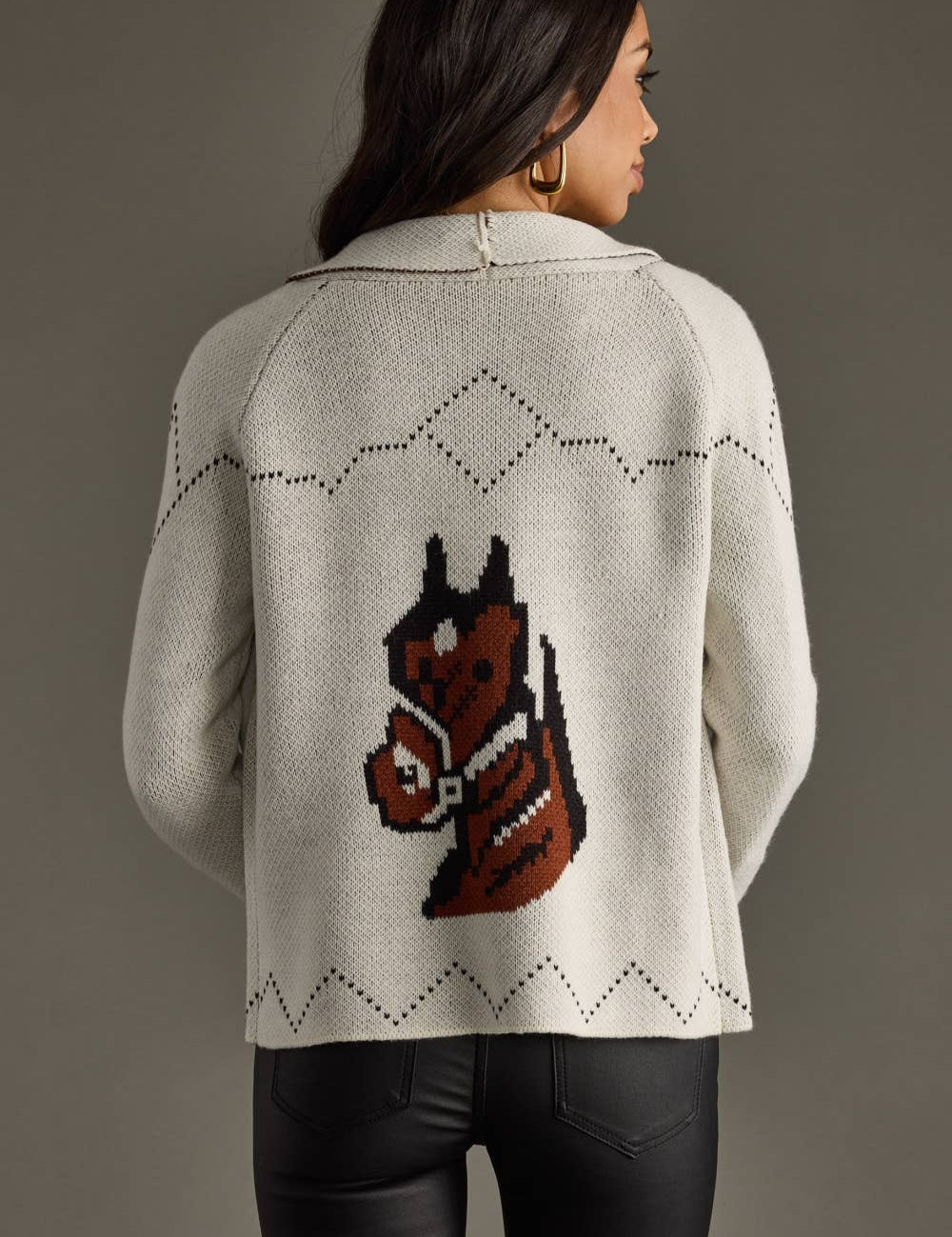 Ivory Horse Cardigan