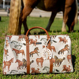 horse tapestry bag